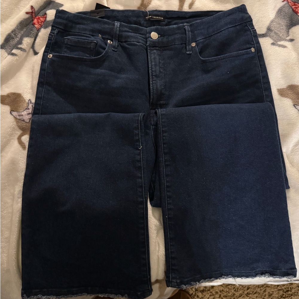 Good American Mini Boot cut jeans size 14
